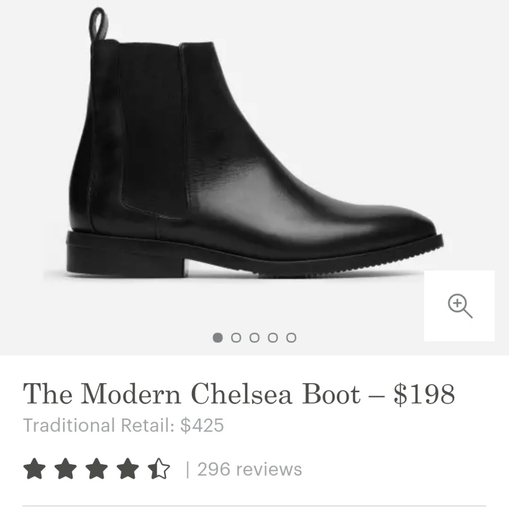 Everlane Chelsea boots
